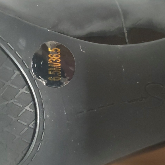 JESSICA SIMPSON Pump heel shoes 6.5 M black(Ss36) - Picture 8 of 13